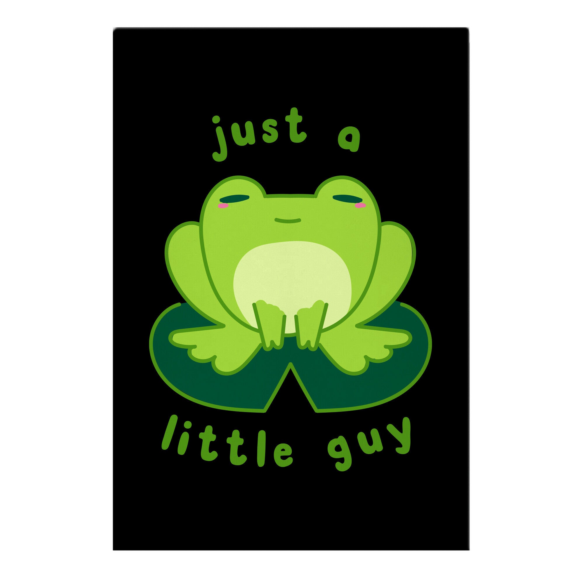 Just a Little Guy (Frog) Garden Flag